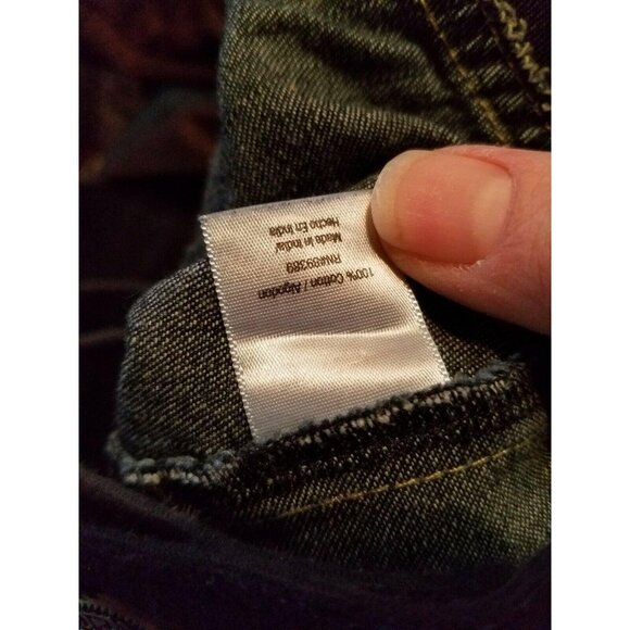 St Johns Bay Jean Denim Skirt Size M Medium Modest Stretch Womens - Picture 8 of 8